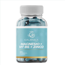 Magnesio + Vitamina B6 + Zinco 60 Cápsulas