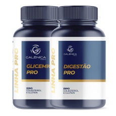 Glicemic Pro 90 Cápsulas + Digestão Pro 60 Cápsulas